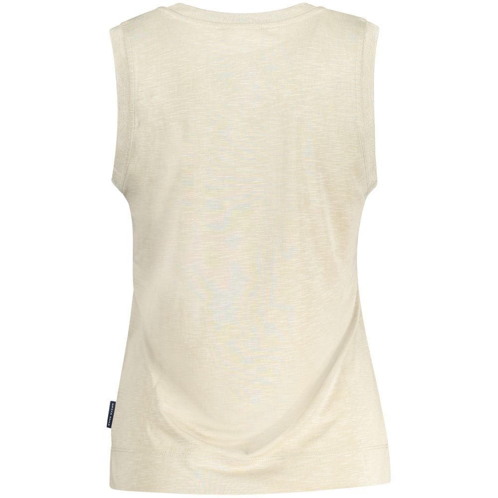 North Sails Beige Modal Women Tank Top