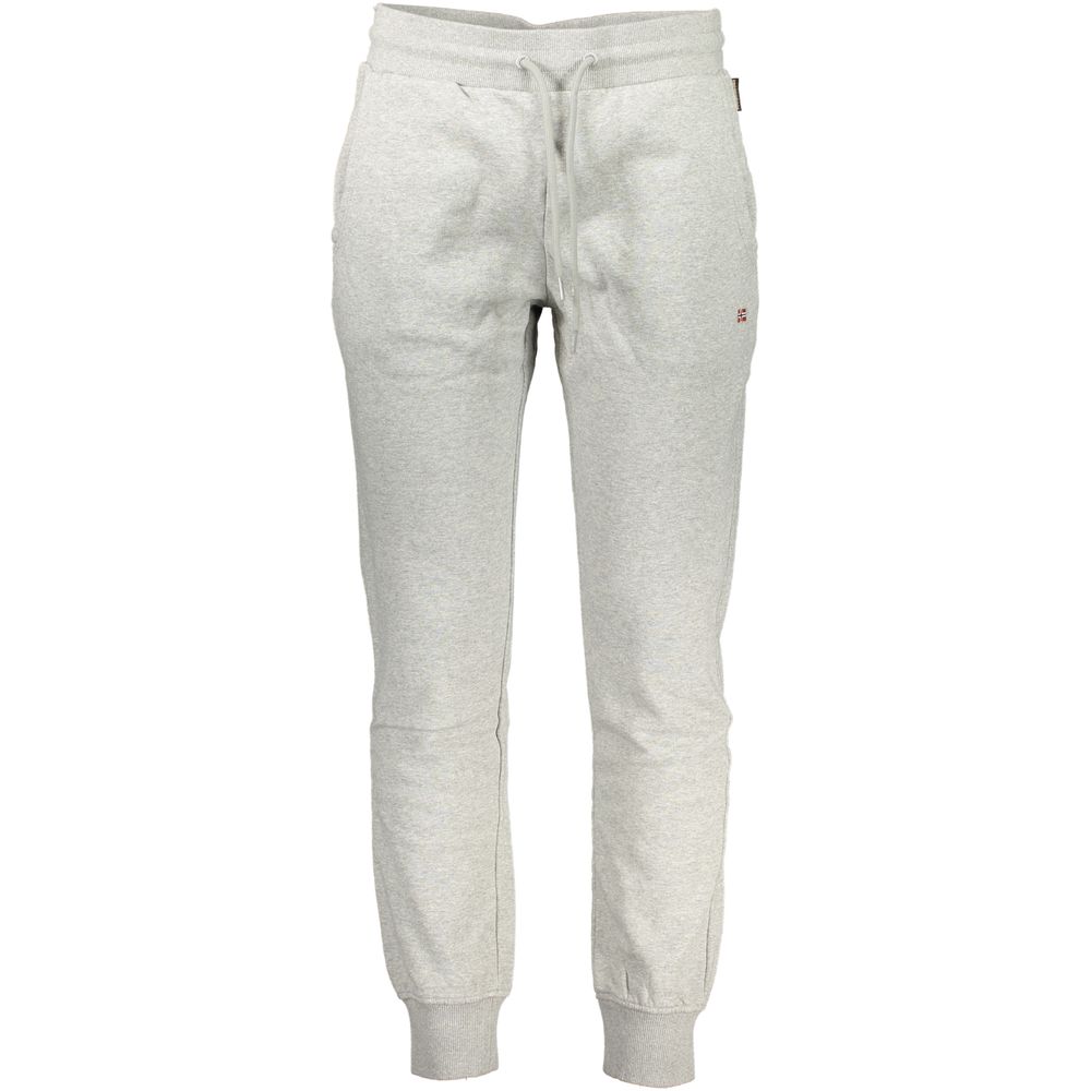 Napapijri Gray Cotton Men's Sweatpants