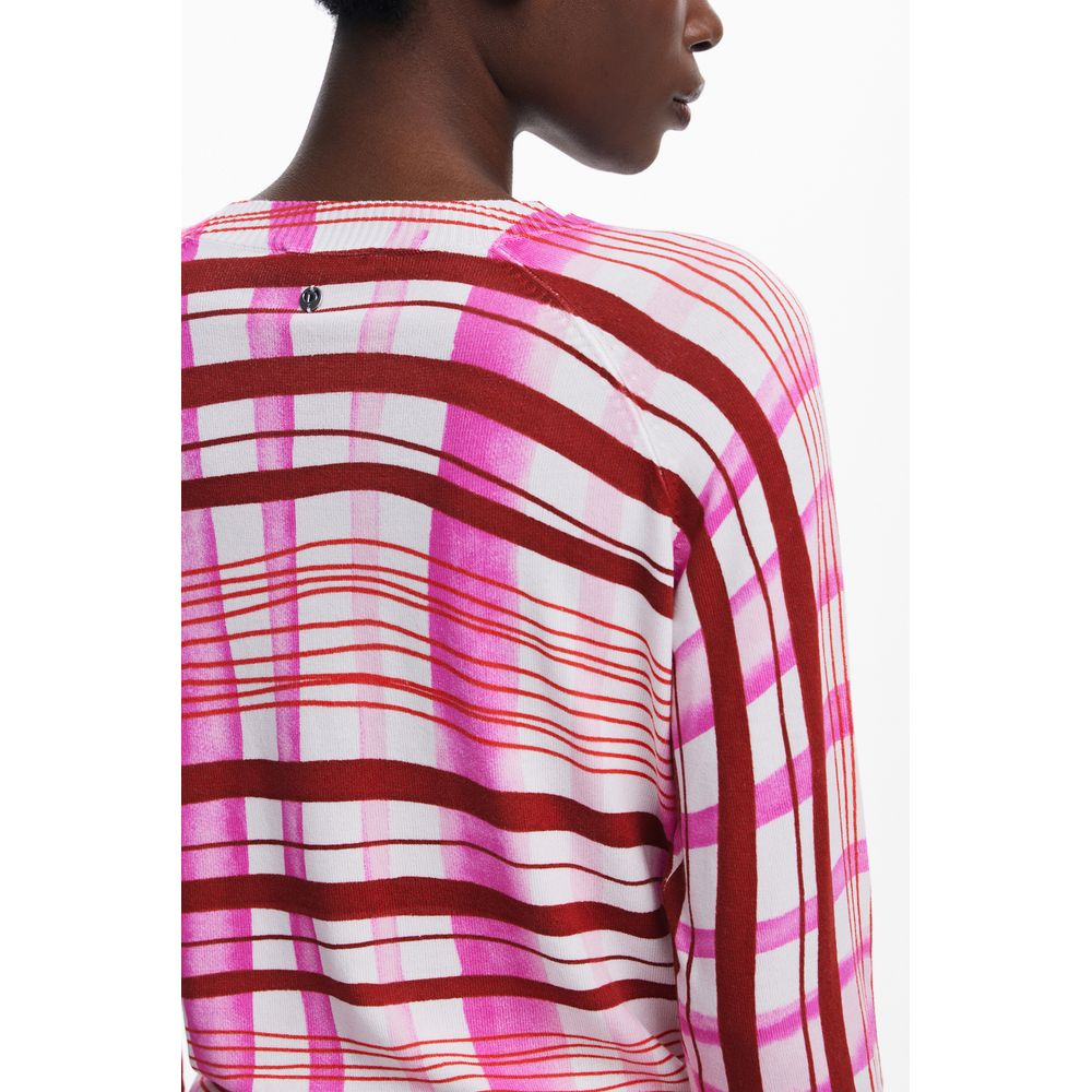 Desigual Pink Viscose Sweater