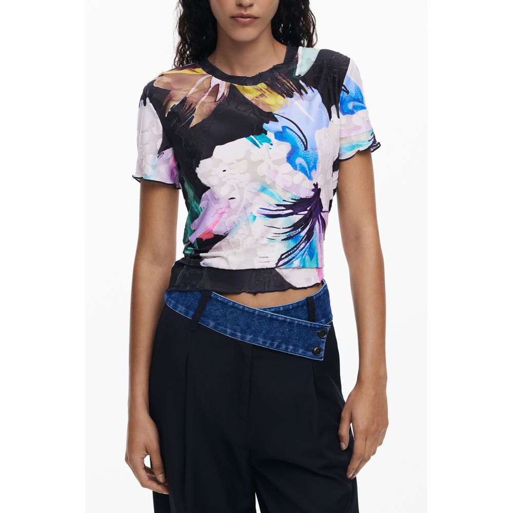 Desigual Black Polyester Women T-Shirt