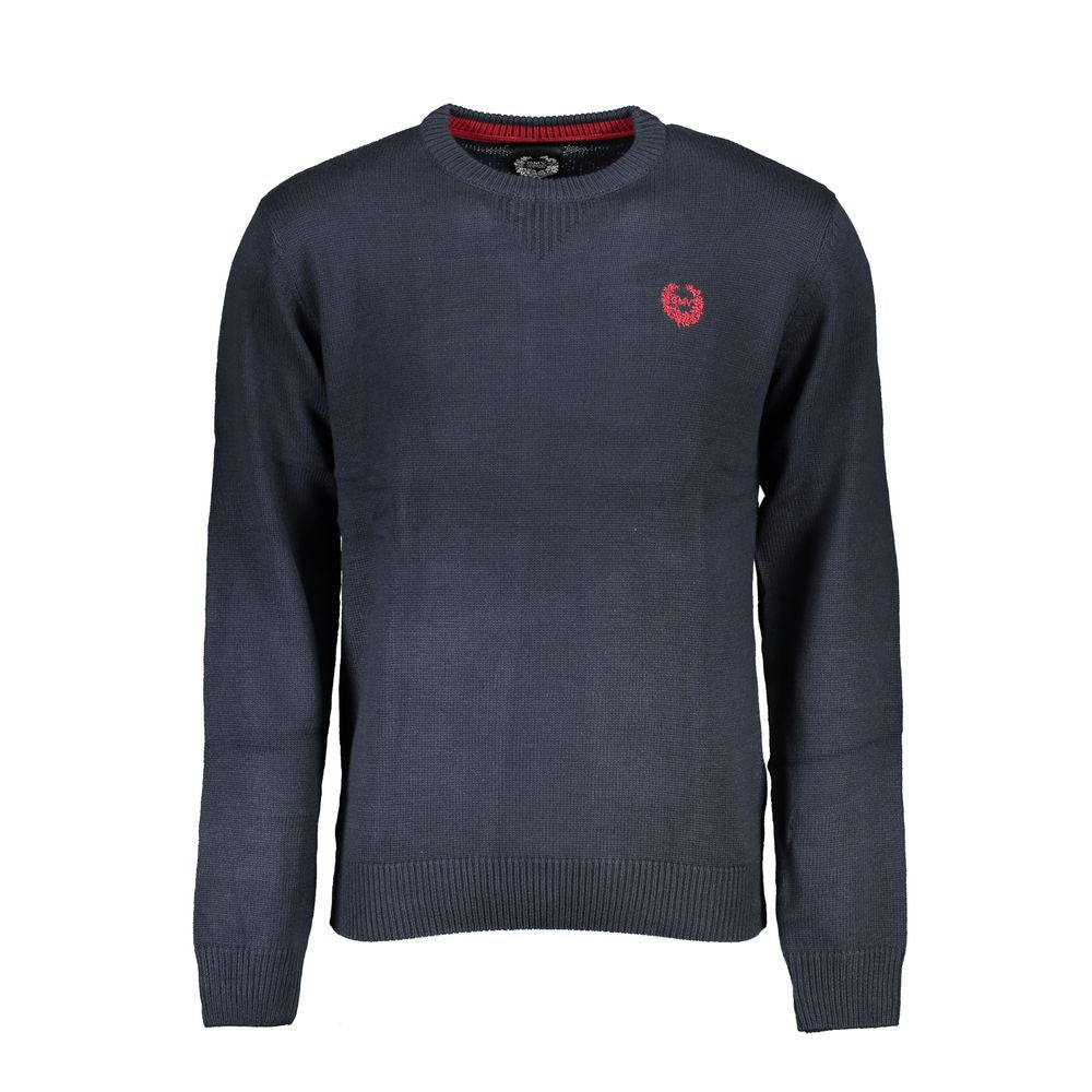 Gianmarco Venturi Blue Cotton Men's Sweater