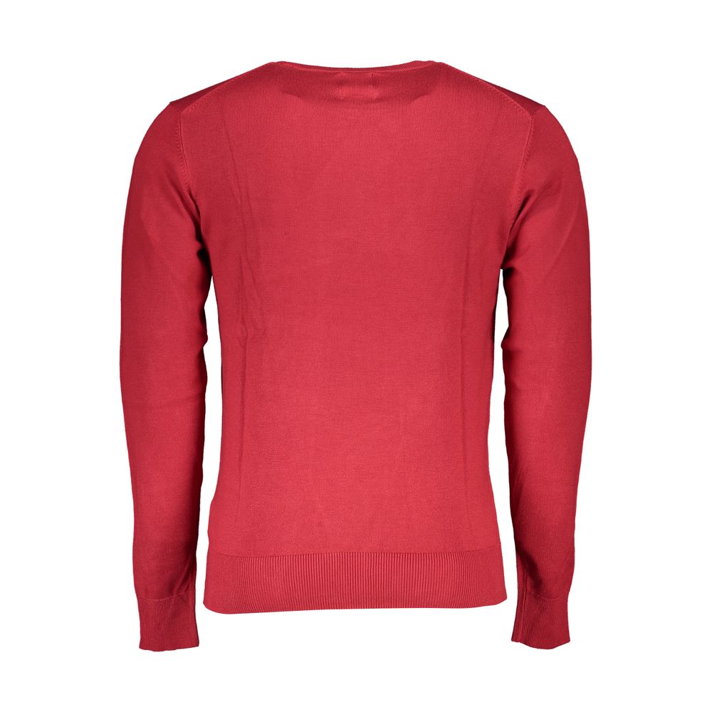 Gianmarco Venturi Rosso Viscosa Mens Sweater