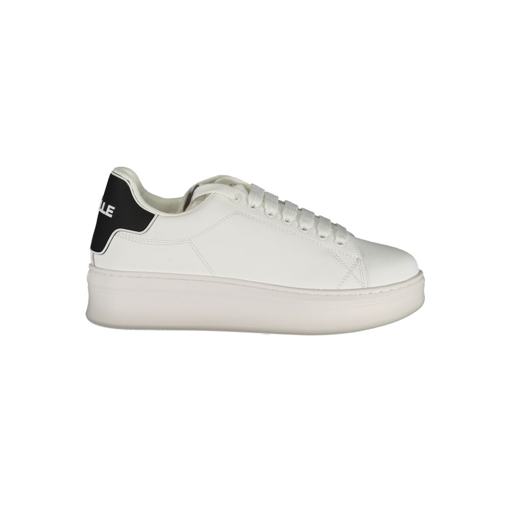 Gaelle Paris Bianco Poliuretano Women Sneaker