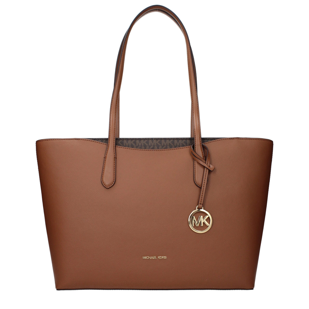 Michael Kors Brown Leather Shoulder Bag