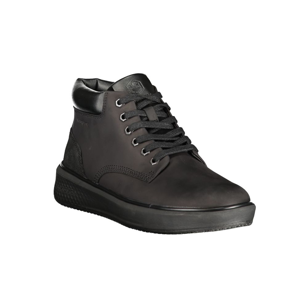 Lumberjack Black Leather Men Sneaker