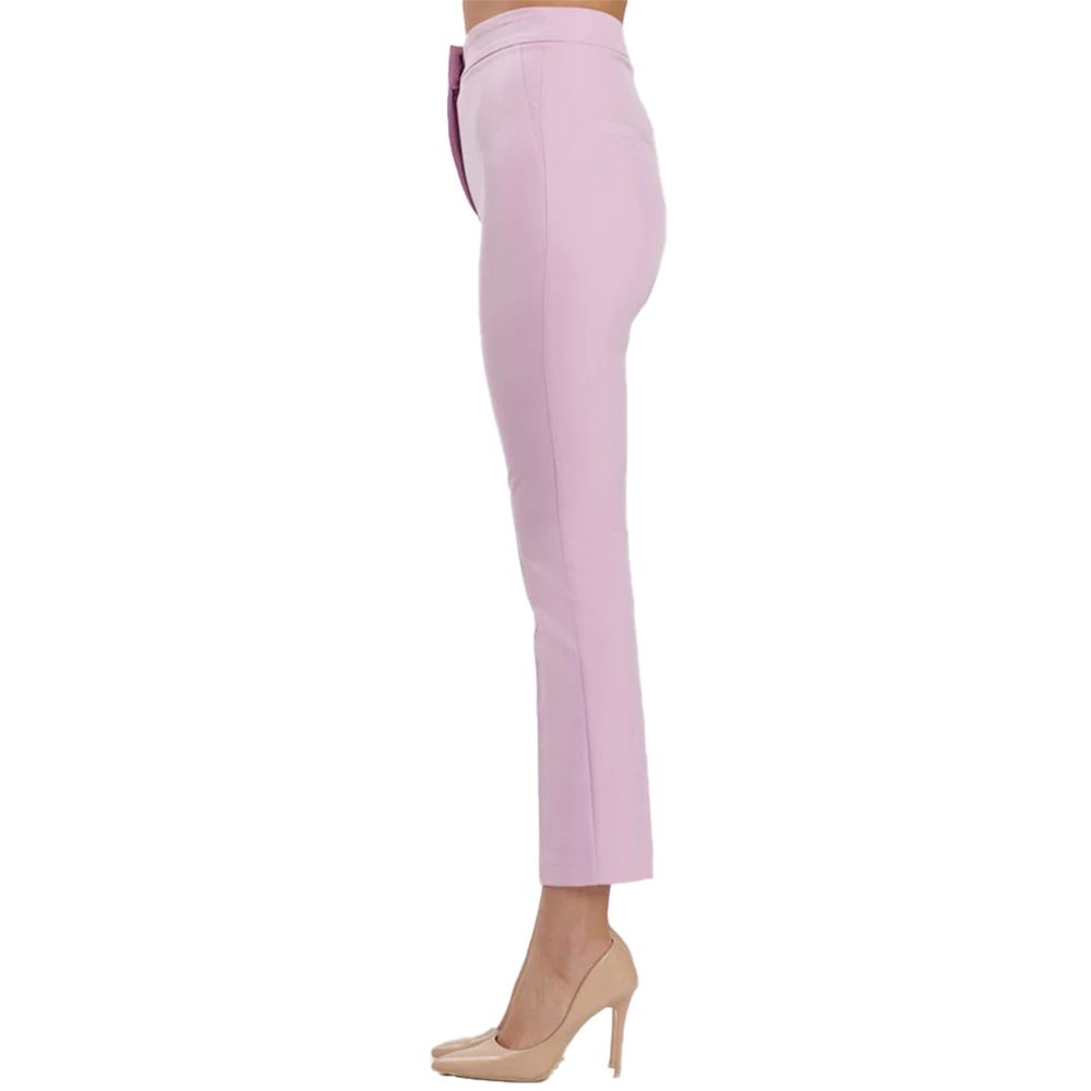 Silence Purple Polyester Pants