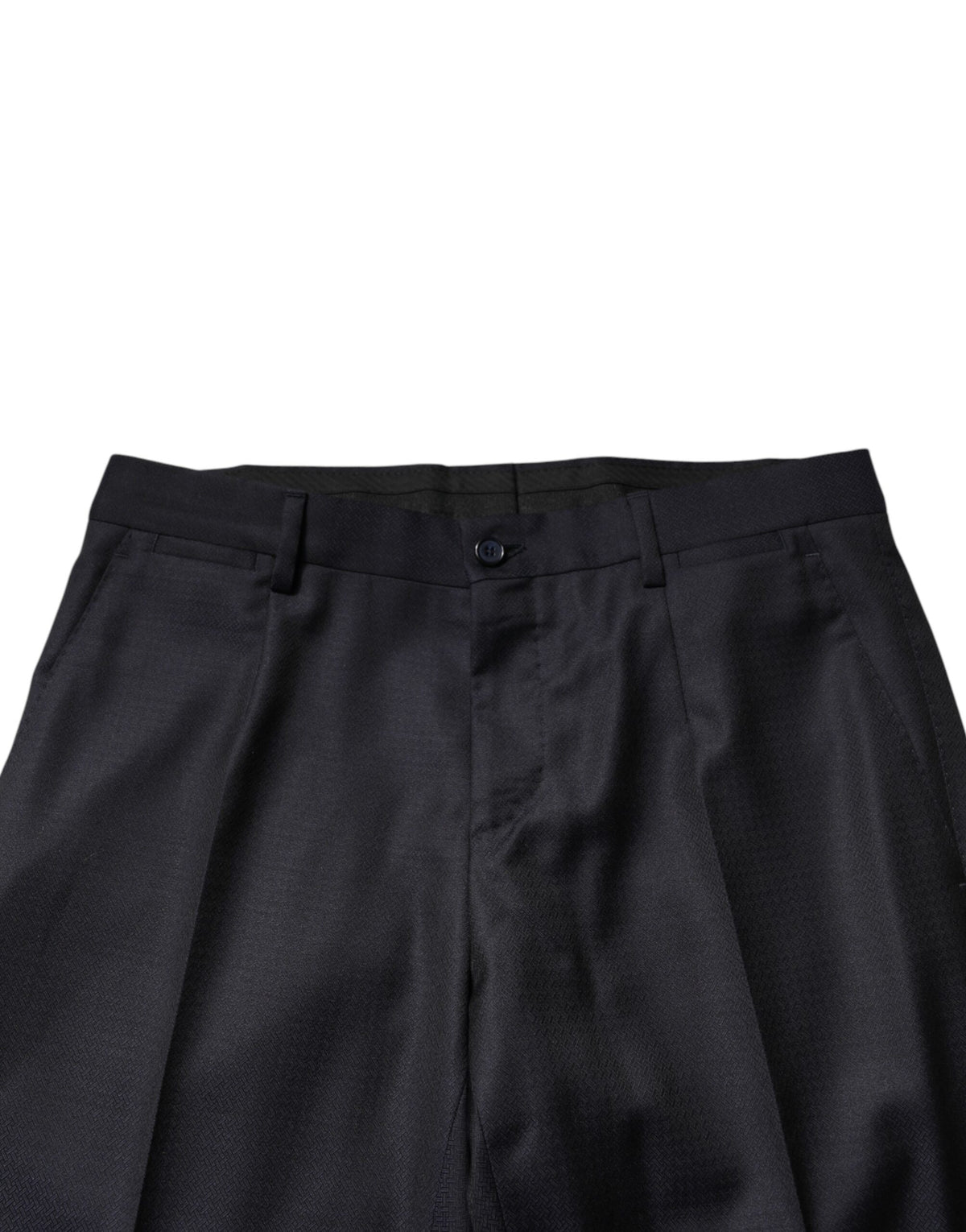 Dolce & Gabbana Dark Blue Wool Single Breasted Men 2 Piece Suit