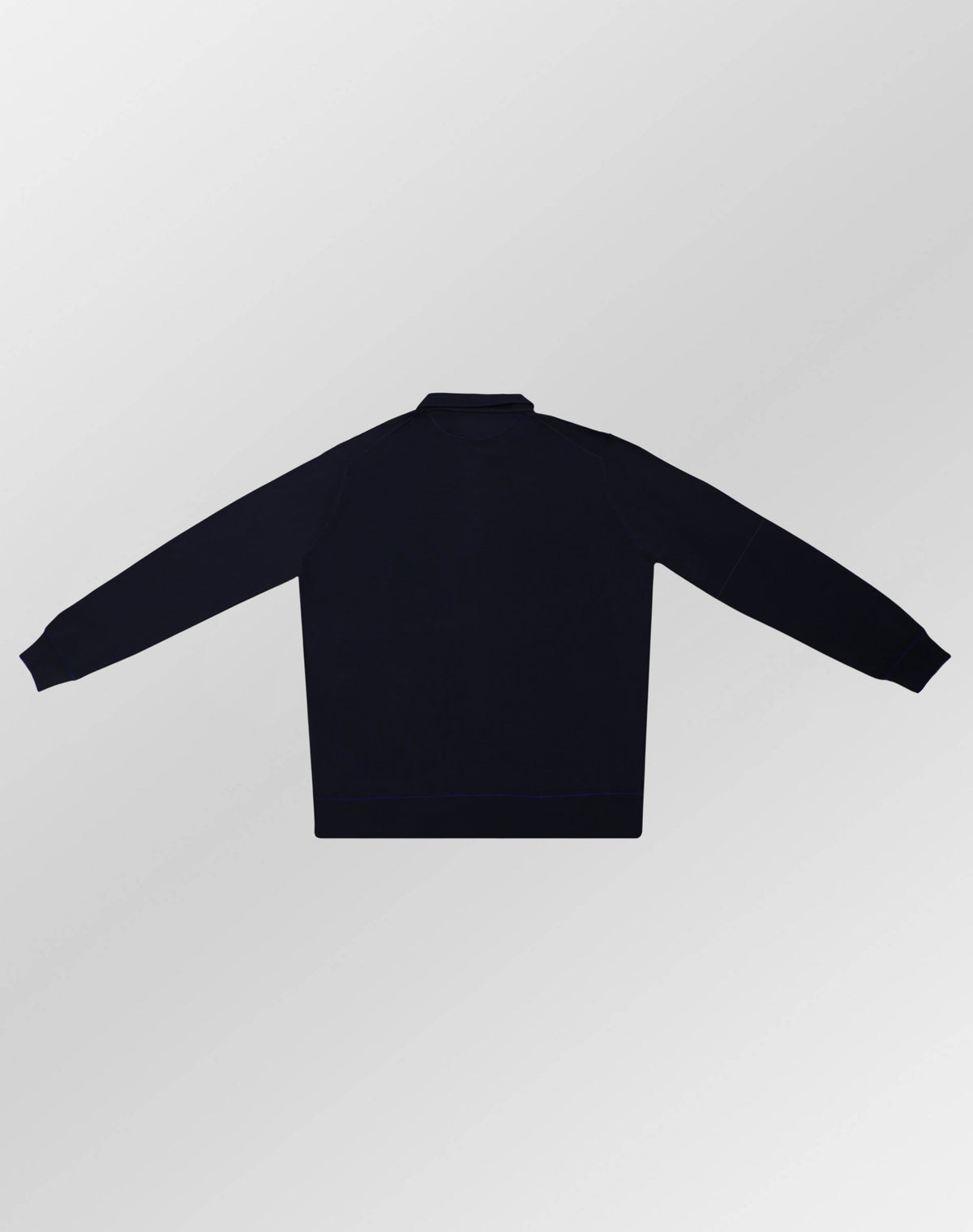Stefano Ricci Silk Long Sleeve Polo Shirt Zip Neck