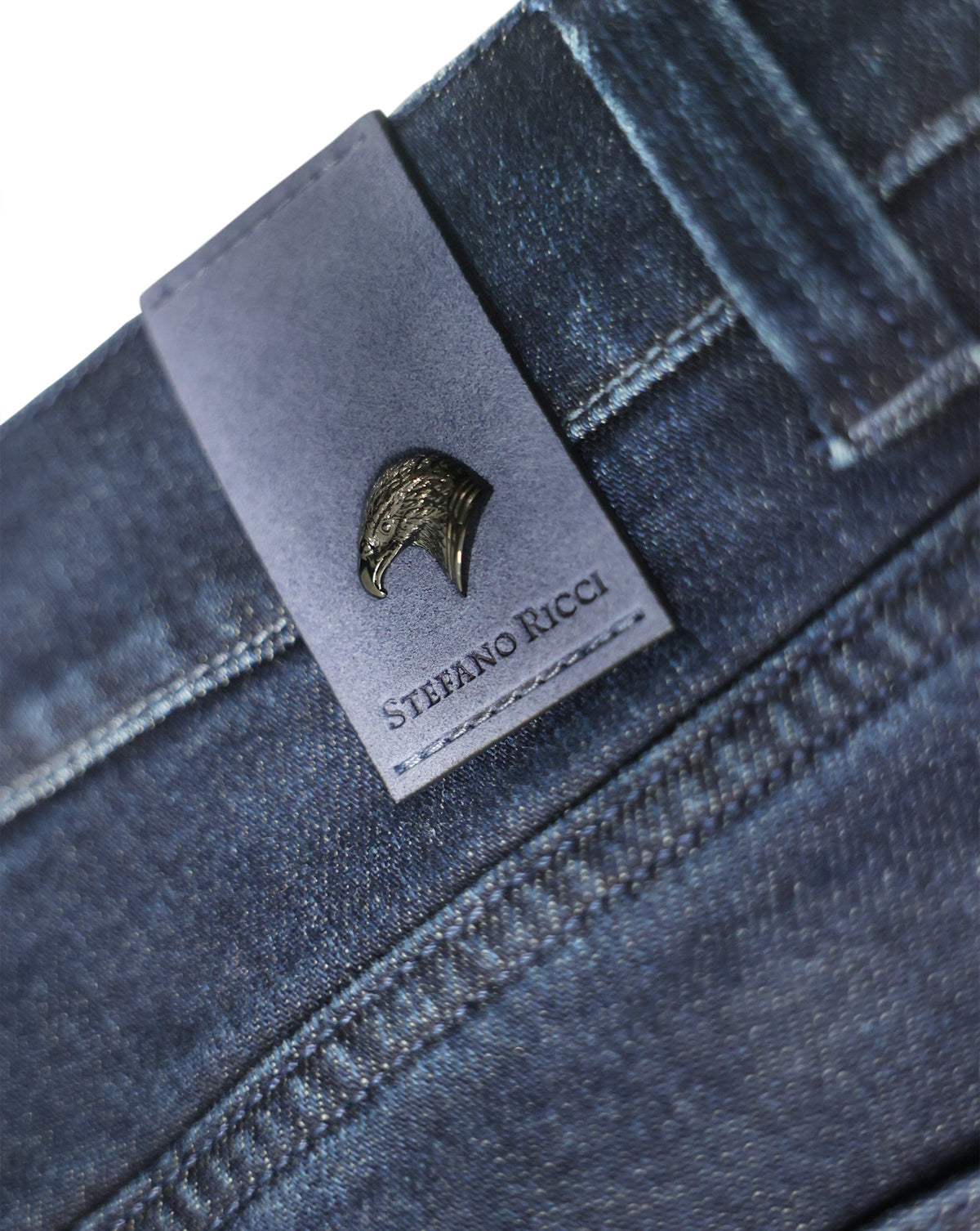 Stefano Ricci Comfort Fit Stretch Denim Jeans – Luxury Italian Five-Pocket