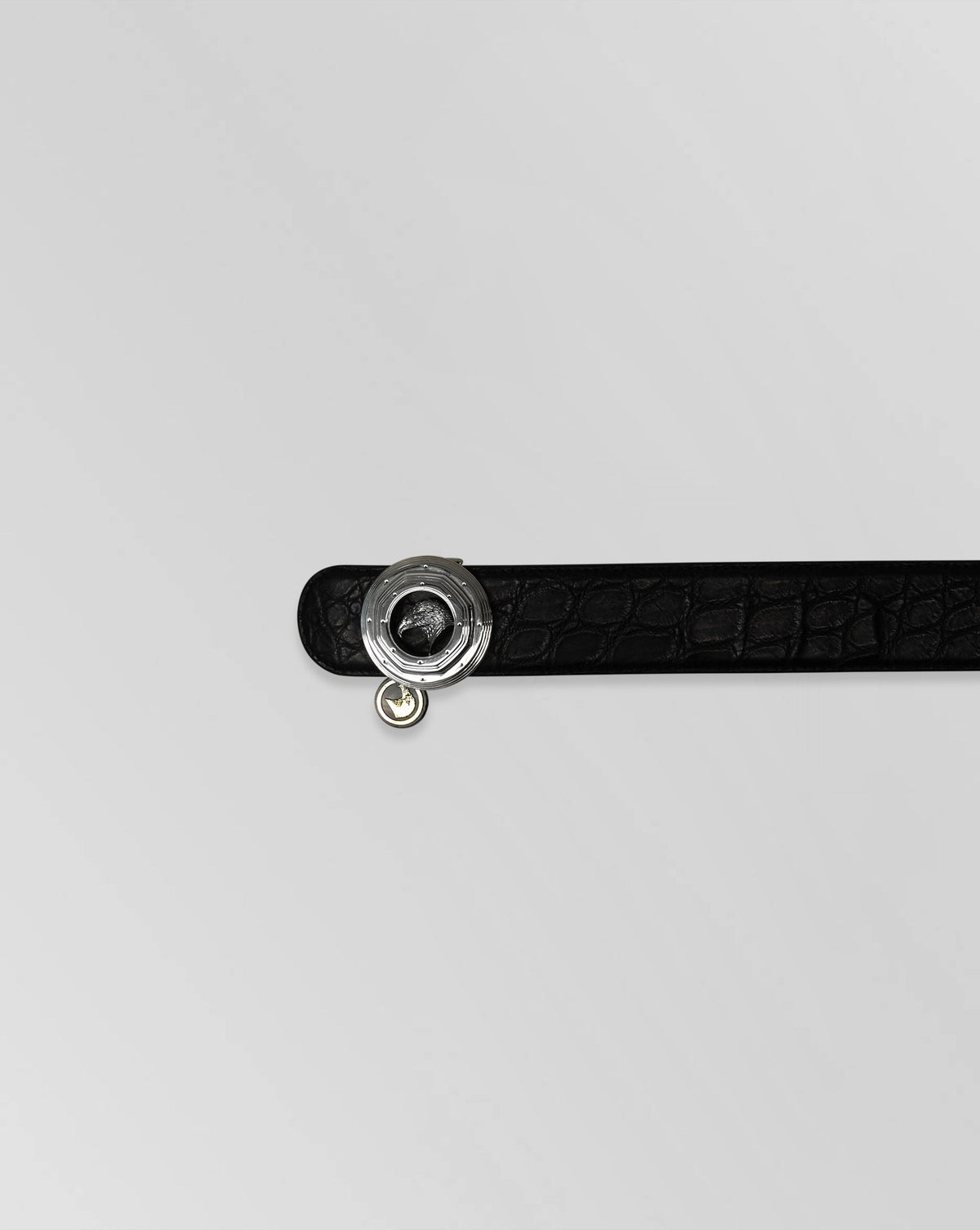 Stefano Ricci Crocodile Leather Belt Eagle Head Buckle