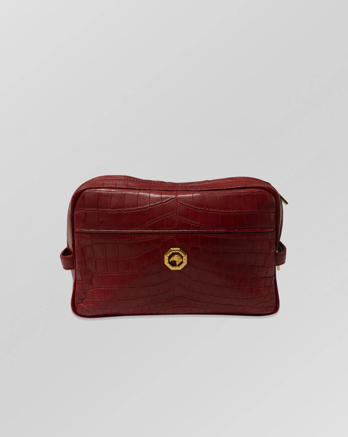 Stefano Ricci Crocodile Leather Travel Pouch for Men