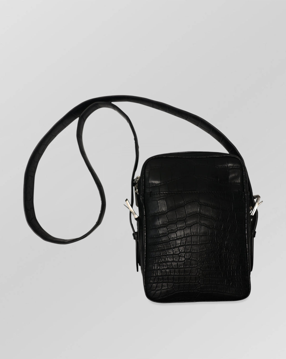 Stefano Ricci Crocodile Leather Mini Crossbody Messenger Bag