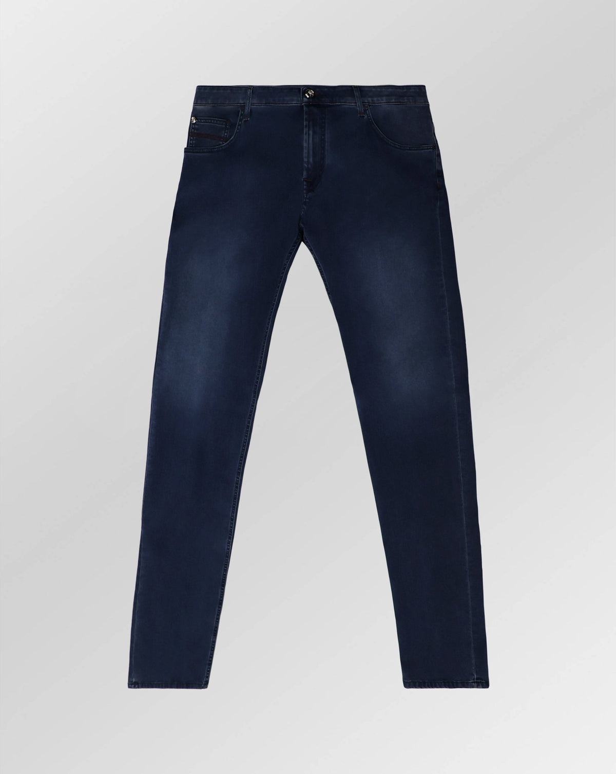 Stefano Ricci Tailored Fit Luxury Denim Jeans with SR Logo Detail