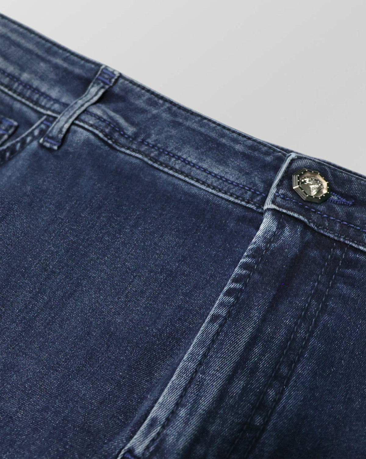 Stefano Ricci Dark Wash Comfort Fit Denim Jeans