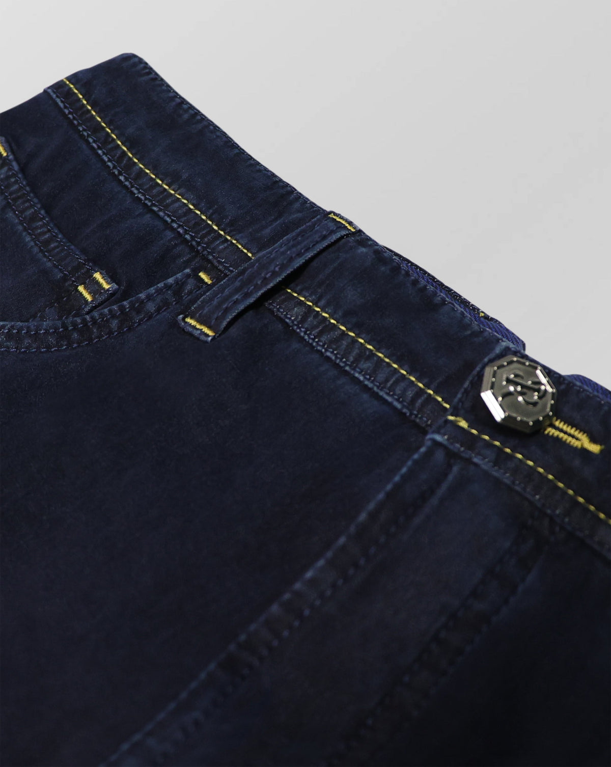 Stefano Ricci Dark Wash Denim Jeans – Regular Comfort Fit Luxury Italian Denim