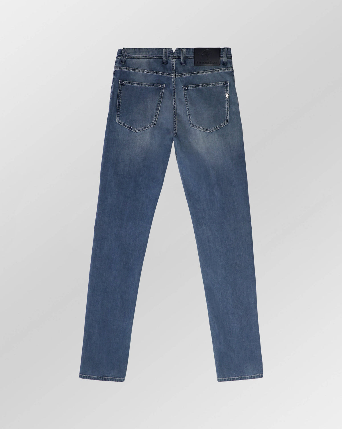 Stefano Ricci Light Blue Comfort Fit Denim Jeans
