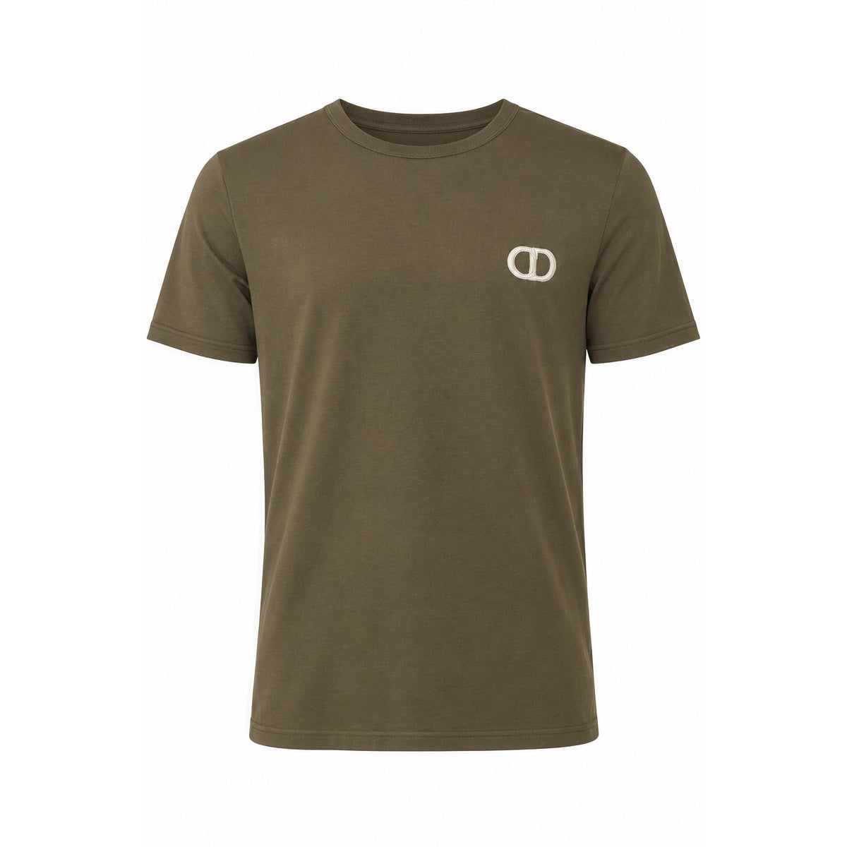 Dior Olive  CD Icon Short Sleeve T Shirt