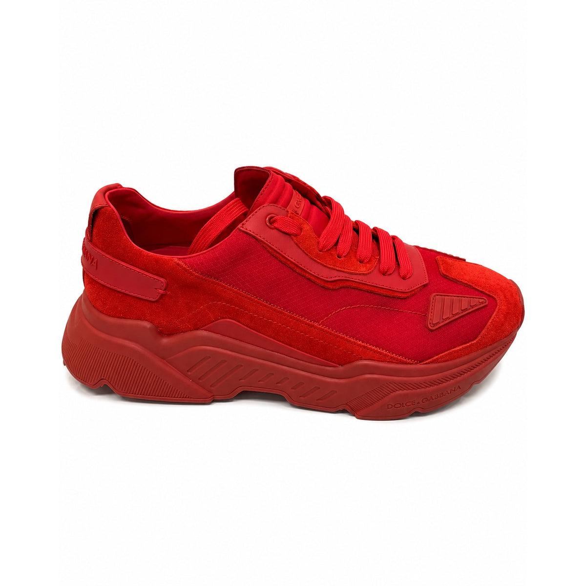 Dolce & Gabbana Red Daymaster Low Top Sneaker Shoes